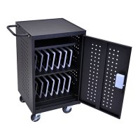 Ipad Tablet or Laptop Charging Station Cart for 30 Tablets - RFID Lock