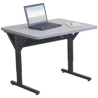 36 Inch Brawny Computer Table / Workstation - Gray Nebula
