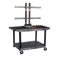 27 Inch 2 Shelf Movable Flat Screen TV Stand - LE27WTUD